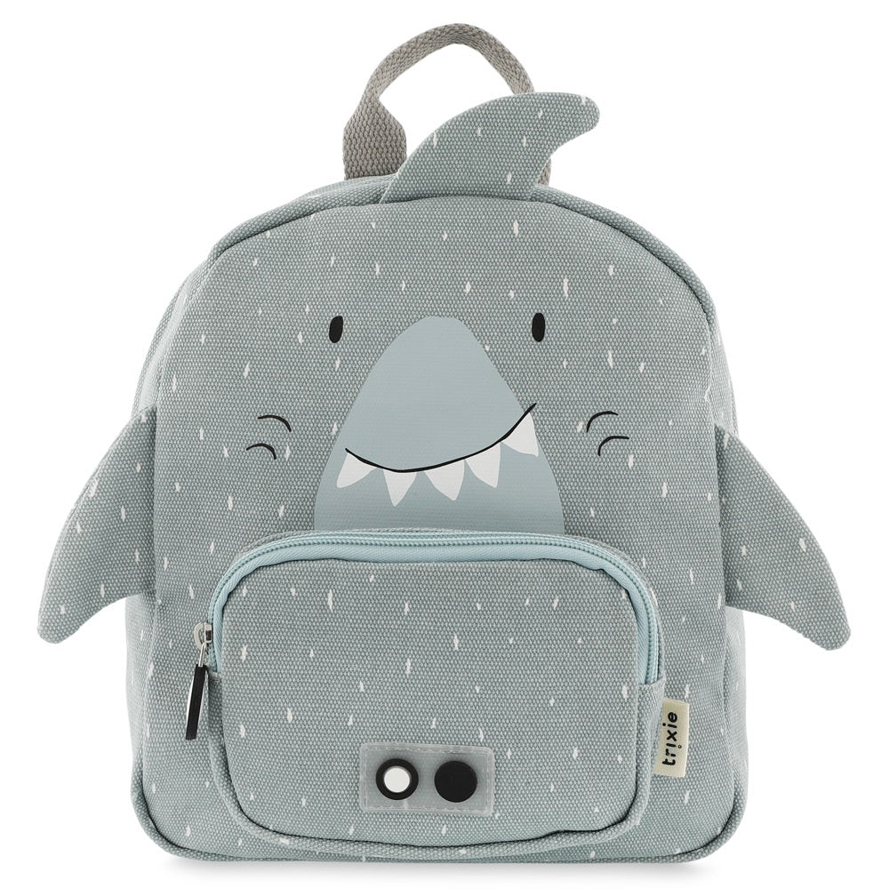 MOCHILA INFANTIL TRIXIE PEQUEÑA ·TIBURÓN· - Happy Moments Baby