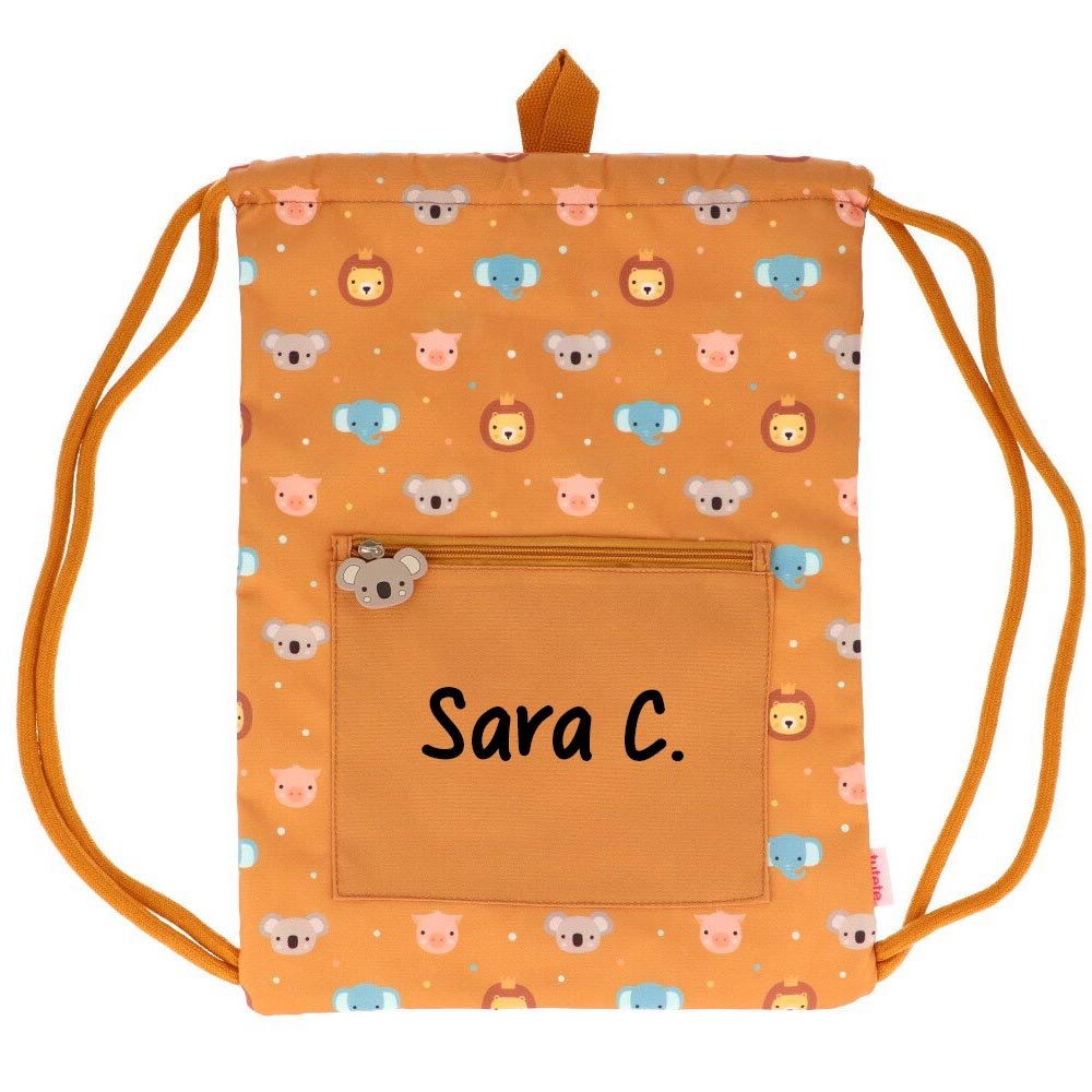 MOCHILA SACO IMPERMEABLE TUTETE ·ANIMAL FRIENDS· - Happy Moments Baby