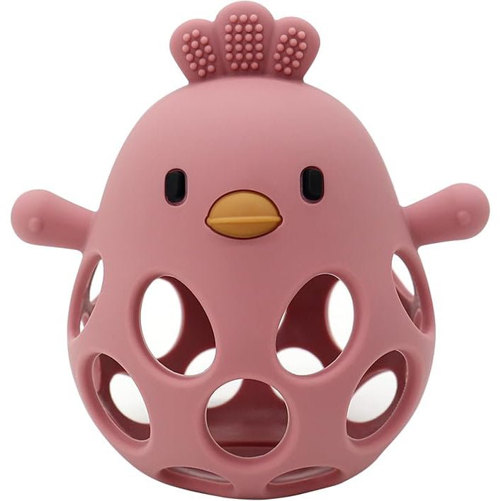 MORDEDOR FIGURA ·POLLITO ROSA· - Happy Moments Baby