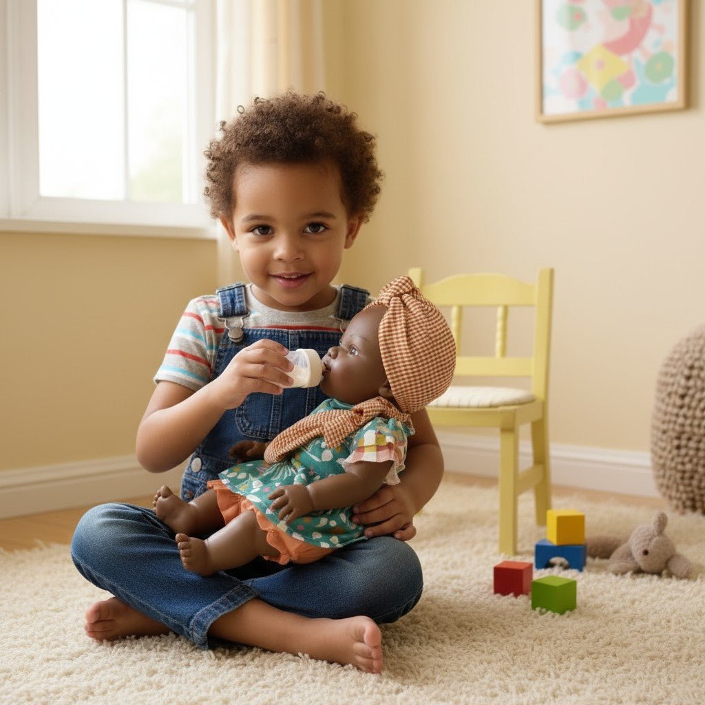 MUÑECA NINES D'ONIL ·COCO MAHA VERDE 31CM· - Happy Moments Baby