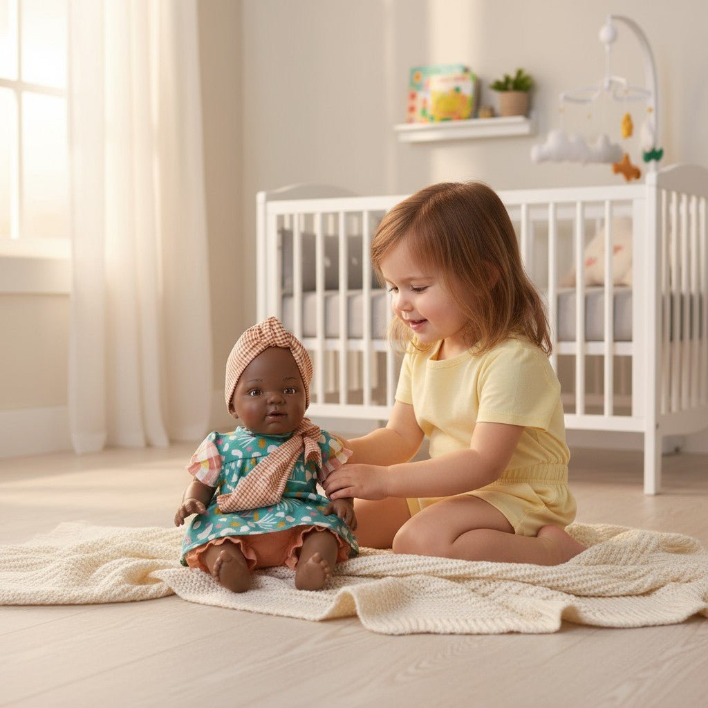 MUÑECA NINES D'ONIL ·COCO MAHA VERDE 31CM· - Happy Moments Baby
