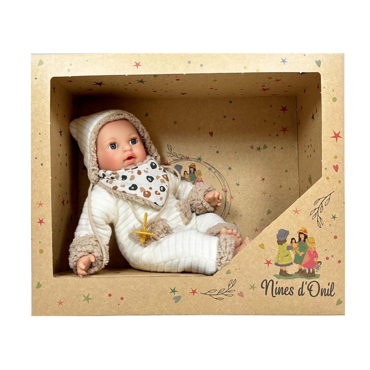 MUÑECO NINES D'ONIL ·ALEX COZY WHITE 40CM· - Happy Moments Baby