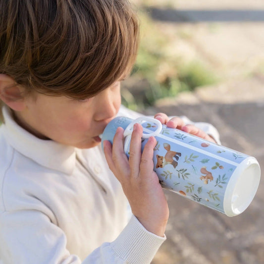 PACK ALMUERZO LITTLE DUTCH ·FIAMBRERA Y BOTELLA FOREST FRIENDS· - Happy Moments Baby