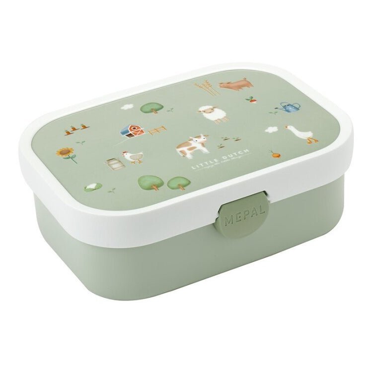 PACK ALMUERZO LITTLE DUTCH ·FIAMBRERA Y BOTELLA LITTLE FARM· - Happy Moments Baby