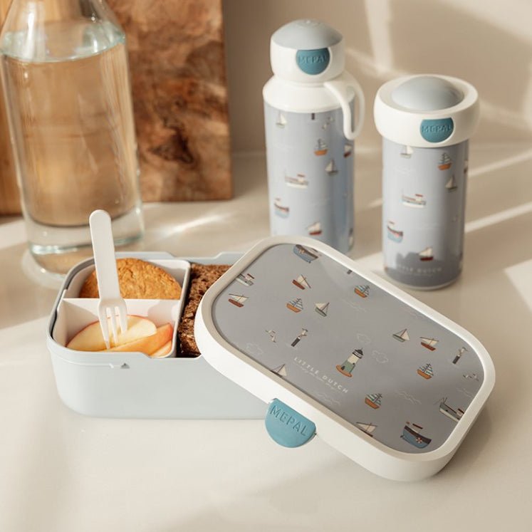 PACK ALMUERZO LITTLE DUTCH ·FIAMBRERA Y BOTELLA SAILORS BAY· - Happy Moments Baby