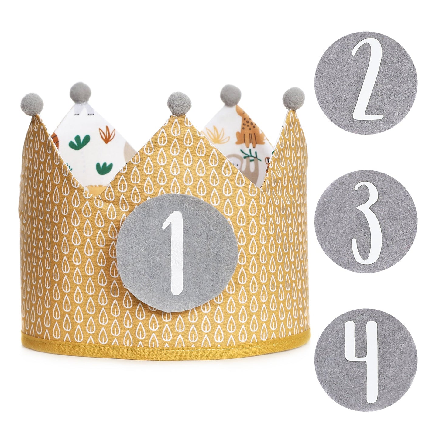 PACK CORONA + CAMISETA CUMPLEAÑOS ·WILD LIFE· - Happy Moments Baby