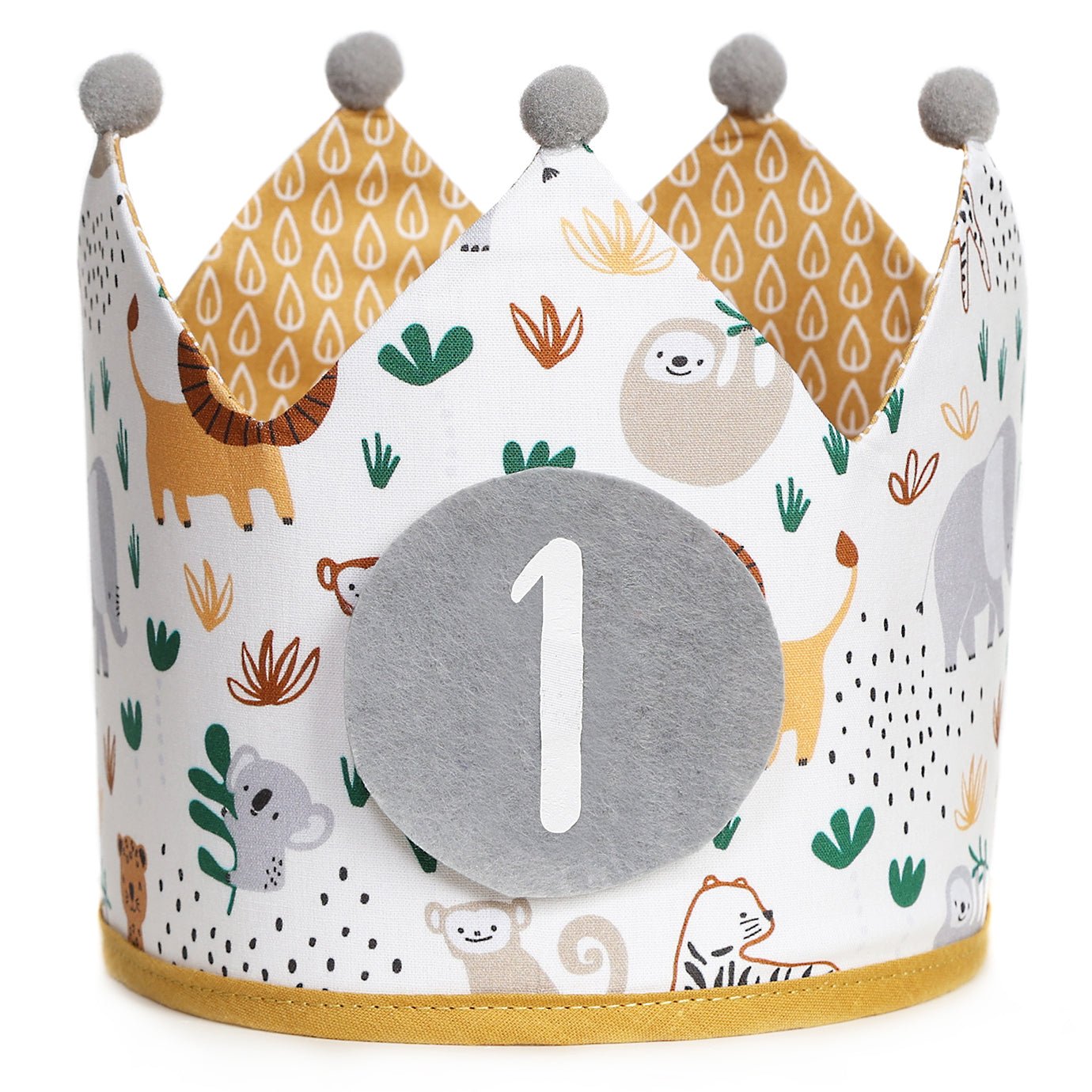 PACK CORONA + CAMISETA CUMPLEAÑOS ·WILD LIFE· - Happy Moments Baby