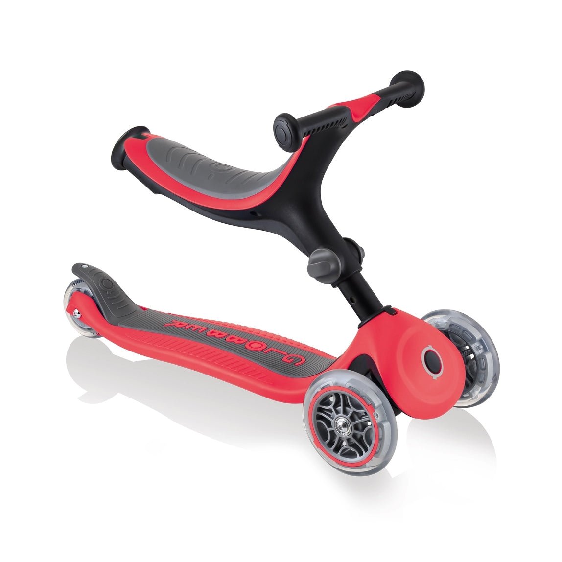 PATINETE EVOLUTIVO GLOBBER ·GO UP PLEGABLE PLUS ROJO· - Happy Moments Baby