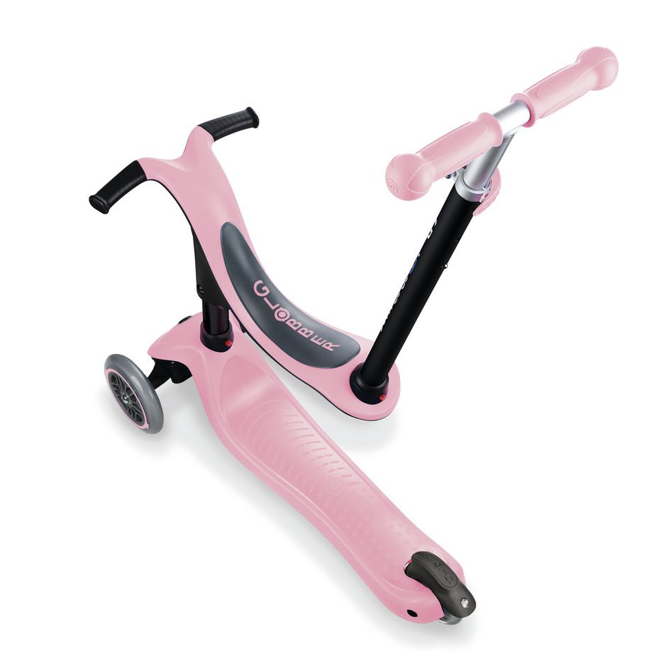 PATINETE EVOLUTIVO GLOBBER ·GO UP SPORTY ROSA PASTEL· - Happy Moments Baby
