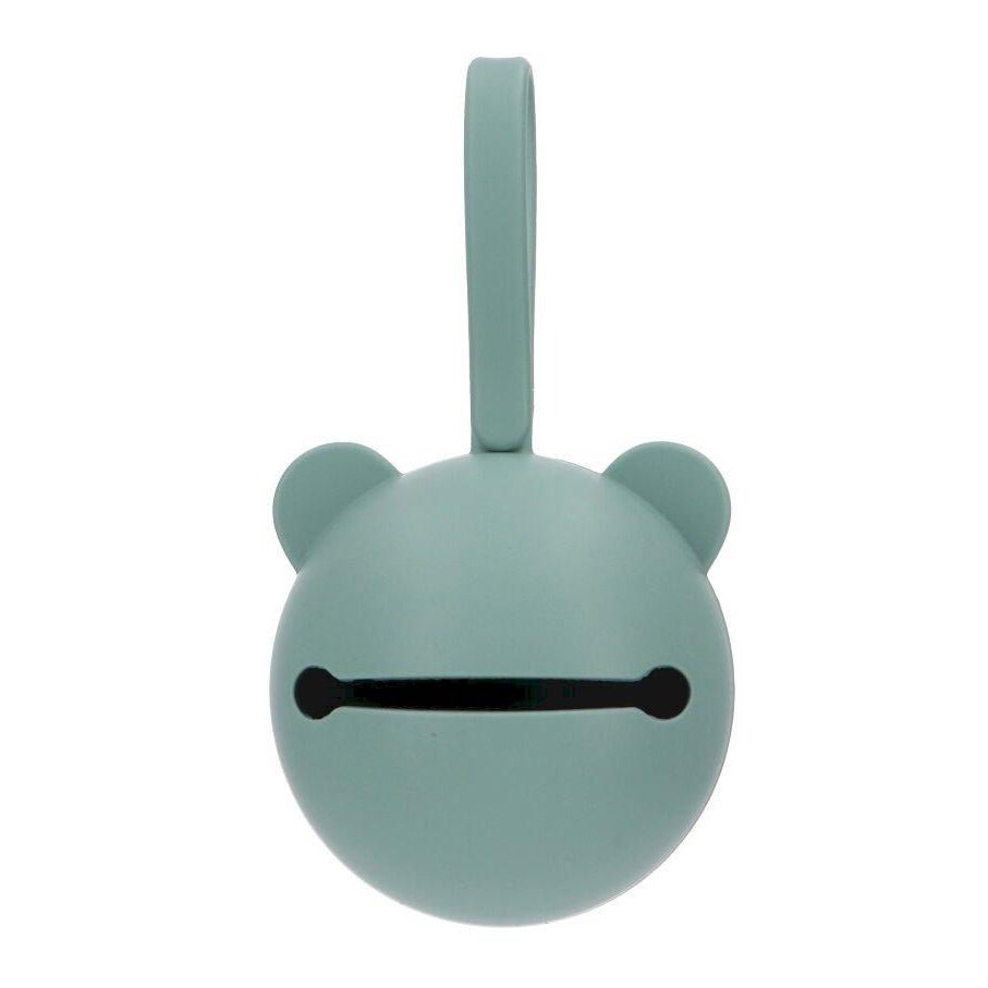 PORTACHUPETES SILICONA TUTETE ·BEAR MINT· - Happy Moments Baby