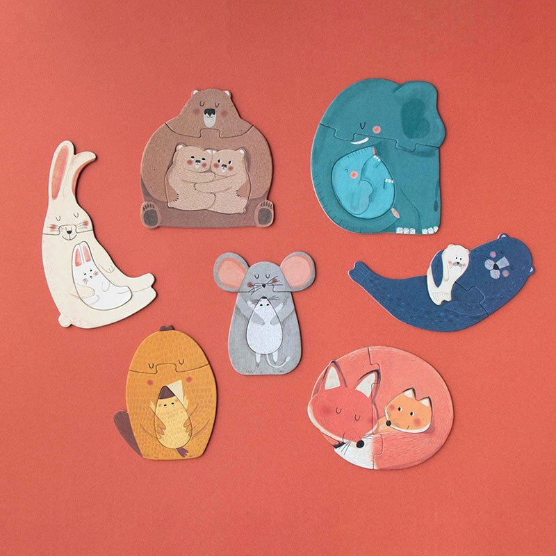 PUZZLE LONDJI 7 PUZZLES ·MAMA PUZZLE· - Happy Moments Baby