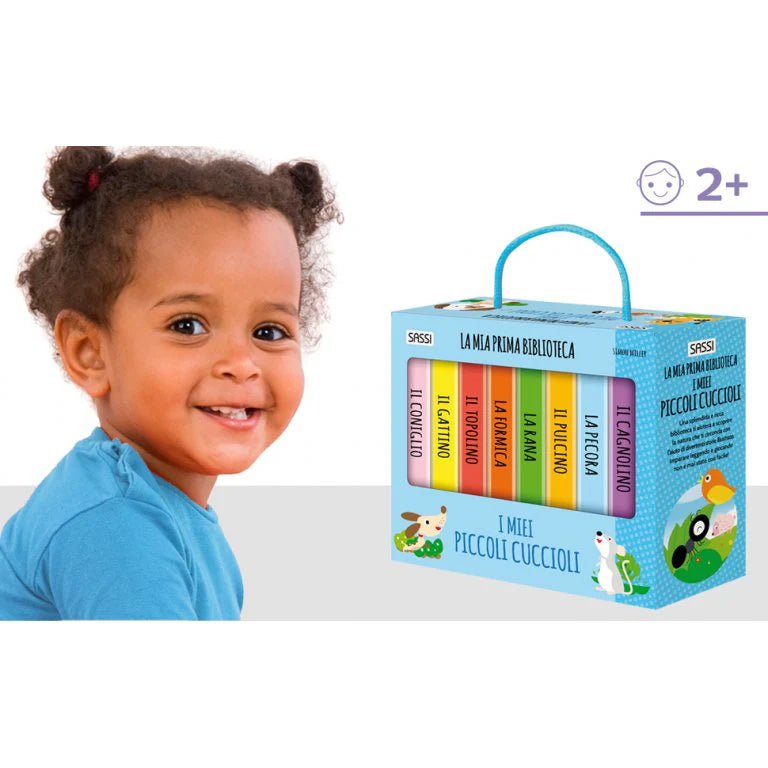 SET DE 8 LIBROS ·MI PRIMERA BIBLIOTECA - LOS ANIMALES· - Happy Moments Baby