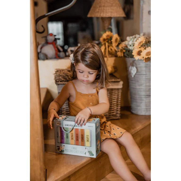 SET DE 8 LIBROS ·MI PRIMERA BIBLIOTECA - LOS ANIMALES· - Happy Moments Baby