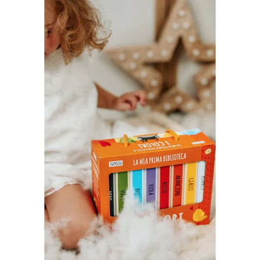 SET DE 8 LIBROS ·MI PRIMERA BIBLIOTECA - LOS COLORES· - Happy Moments Baby