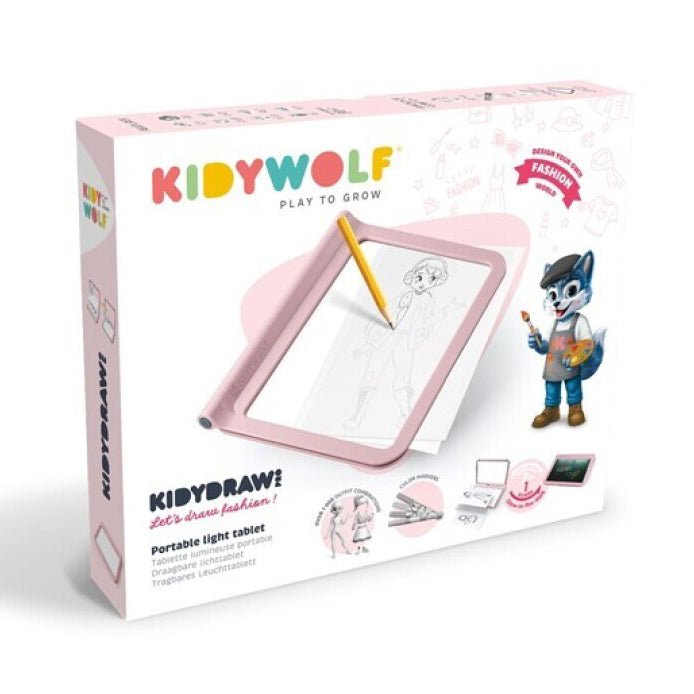 TABLETA DIGITAL LED DE DIBUJO INFANTIL ·KIDYDRAW PRO ROSA· - Happy Moments Baby