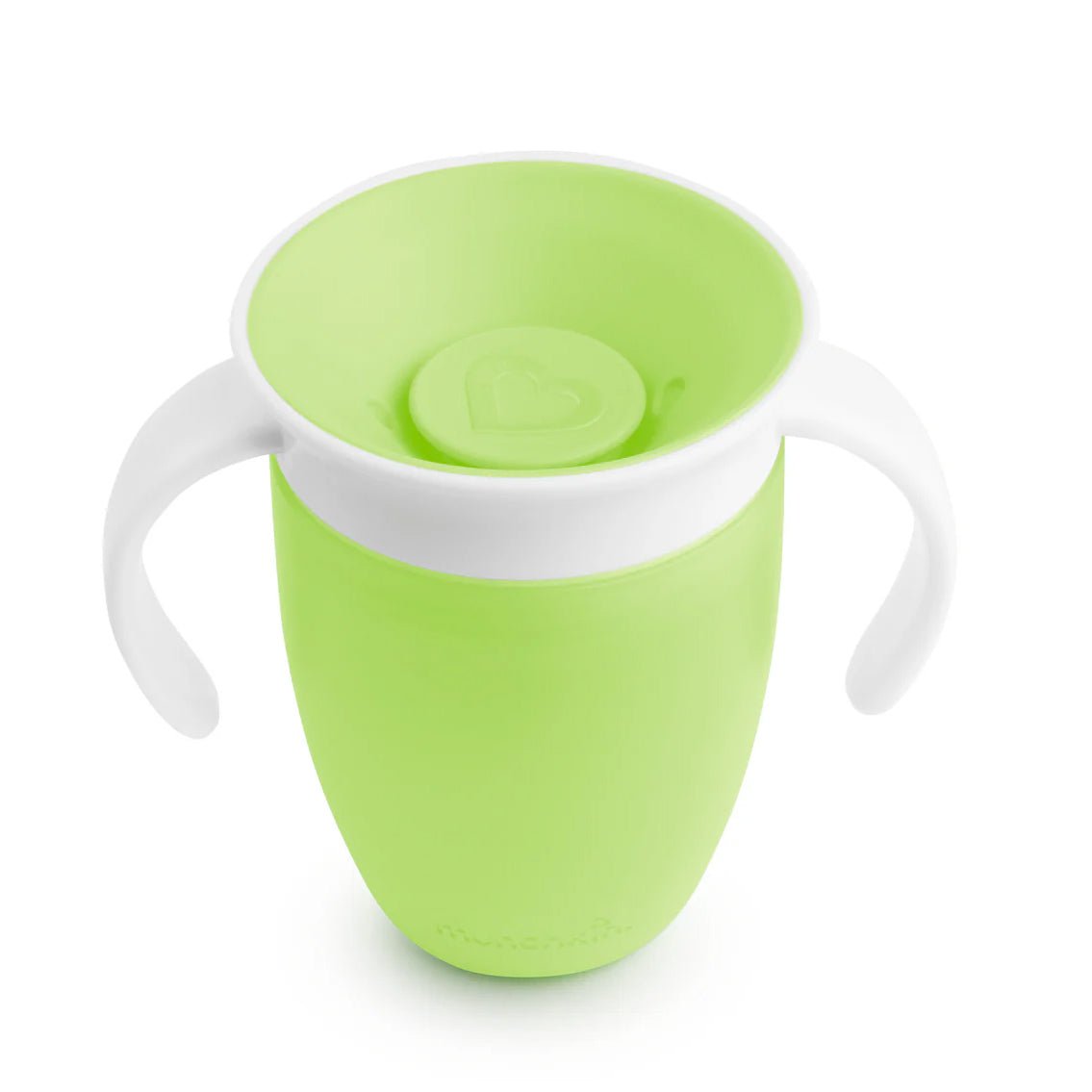TAZA ANTIGOTEO CON ASAS MIRACLE 360º 200ML ·VERDE· - Happy Moments Baby