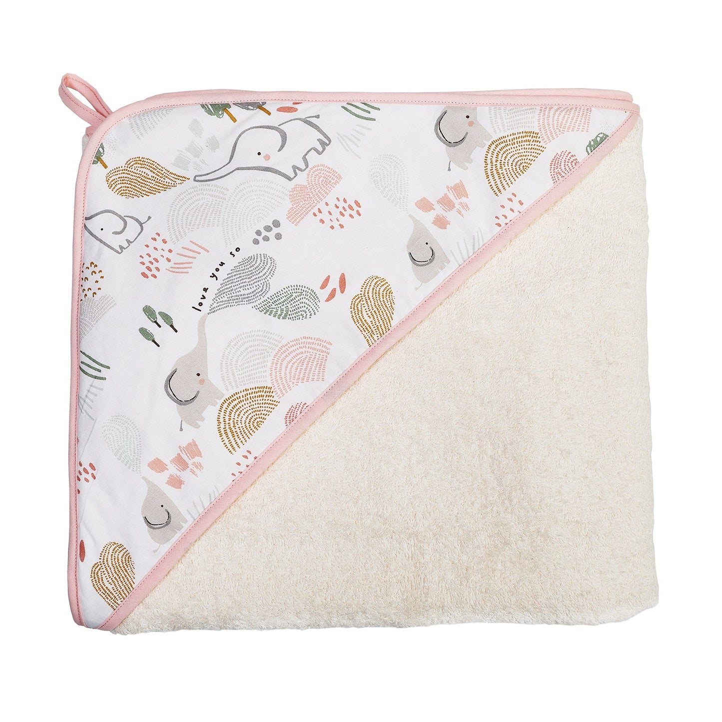 TOALLA CAPA DE BAÑO XL BEBÉ ·ELEPHANT· - Happy Moments Baby