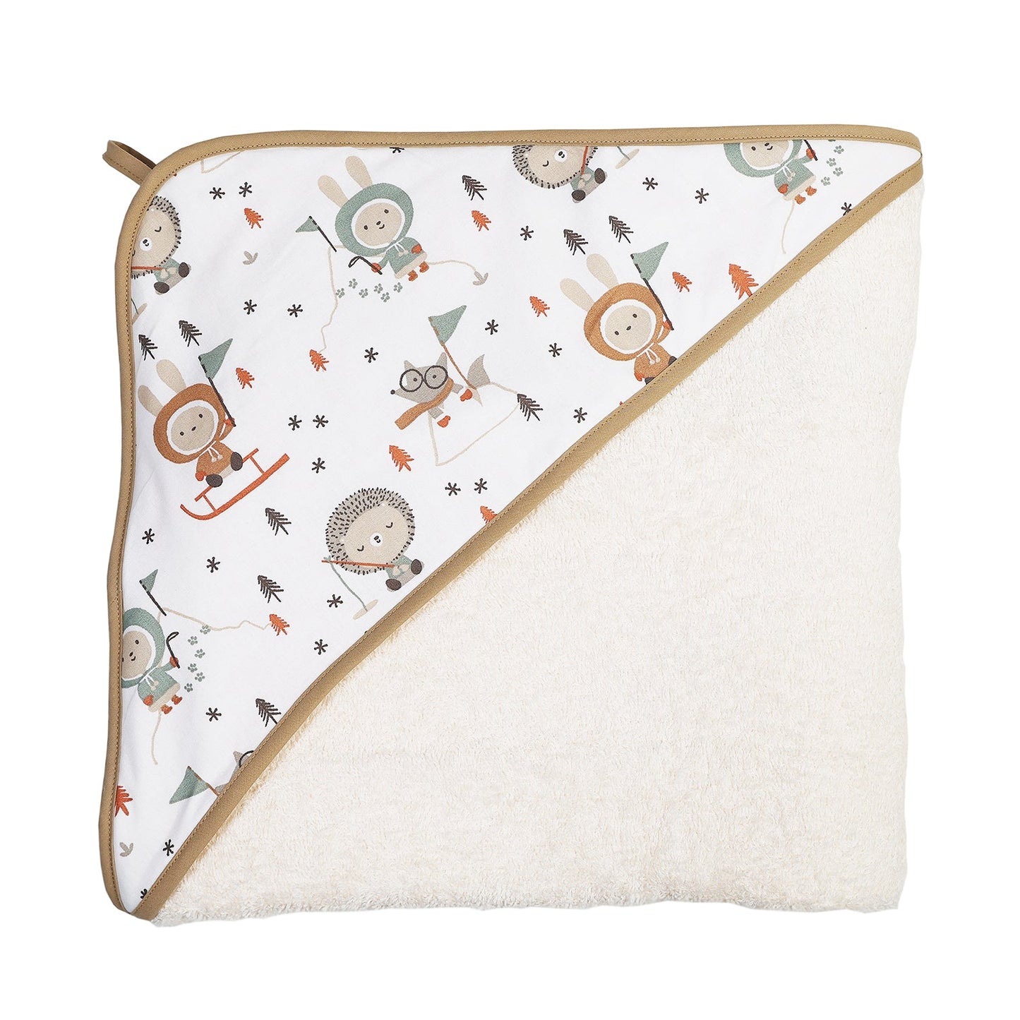TOALLA CAPA DE BAÑO XL BEBÉ ·WINTER· - Happy Moments Baby