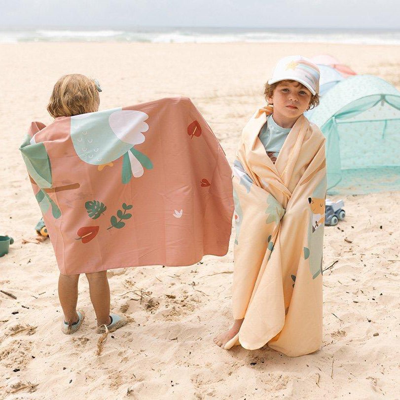 TOALLA PLAYA MICROFIBRA TUTETE ·SURF VAN· - Happy Moments Baby
