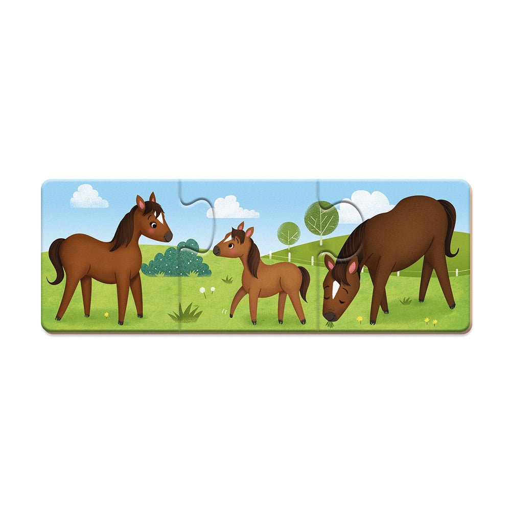 10 PUZZLES 3 PIEZAS JANOD ·TRINOMIO· - Happy Moments Baby