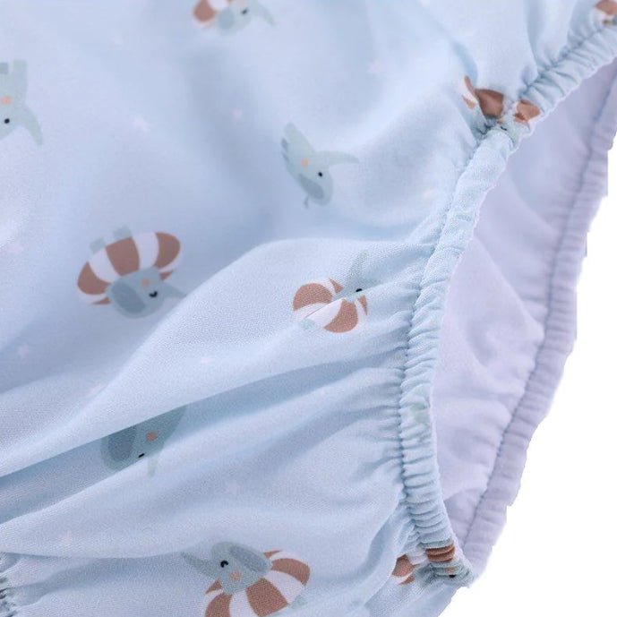 BAÑADOR PAÑAL BEBÉ ·BABY ELEPHANT VOLANTES· - Happy Moments Baby