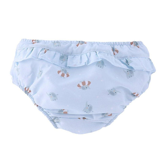 BAÑADOR PAÑAL BEBÉ ·BABY ELEPHANT VOLANTES· - Happy Moments Baby