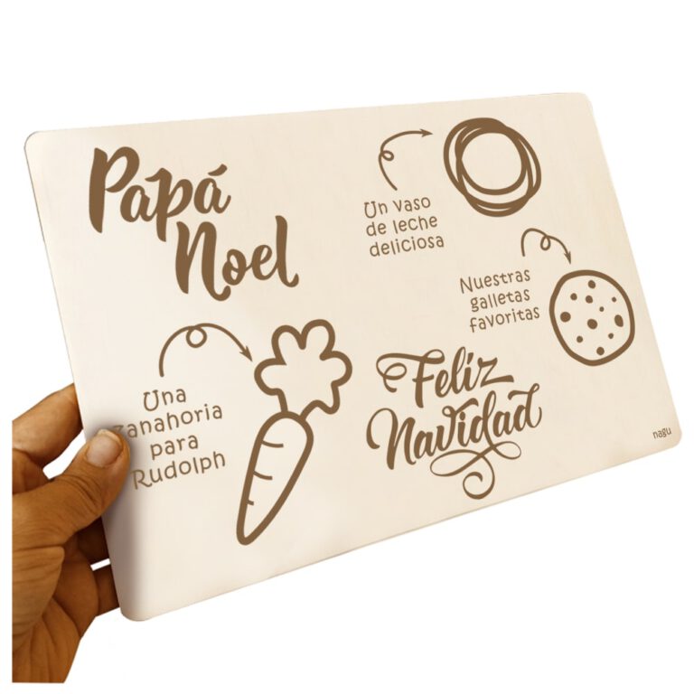 BANDEJA NAVIDAD INFANTIL ·PAPÁ NOEL· - Happy Moments Baby