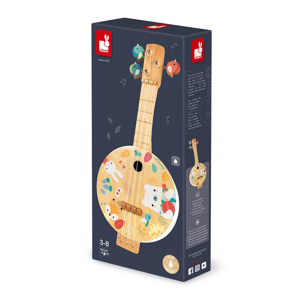 BANJO DE MADERA JANOD ·PURE· - Happy Moments Baby