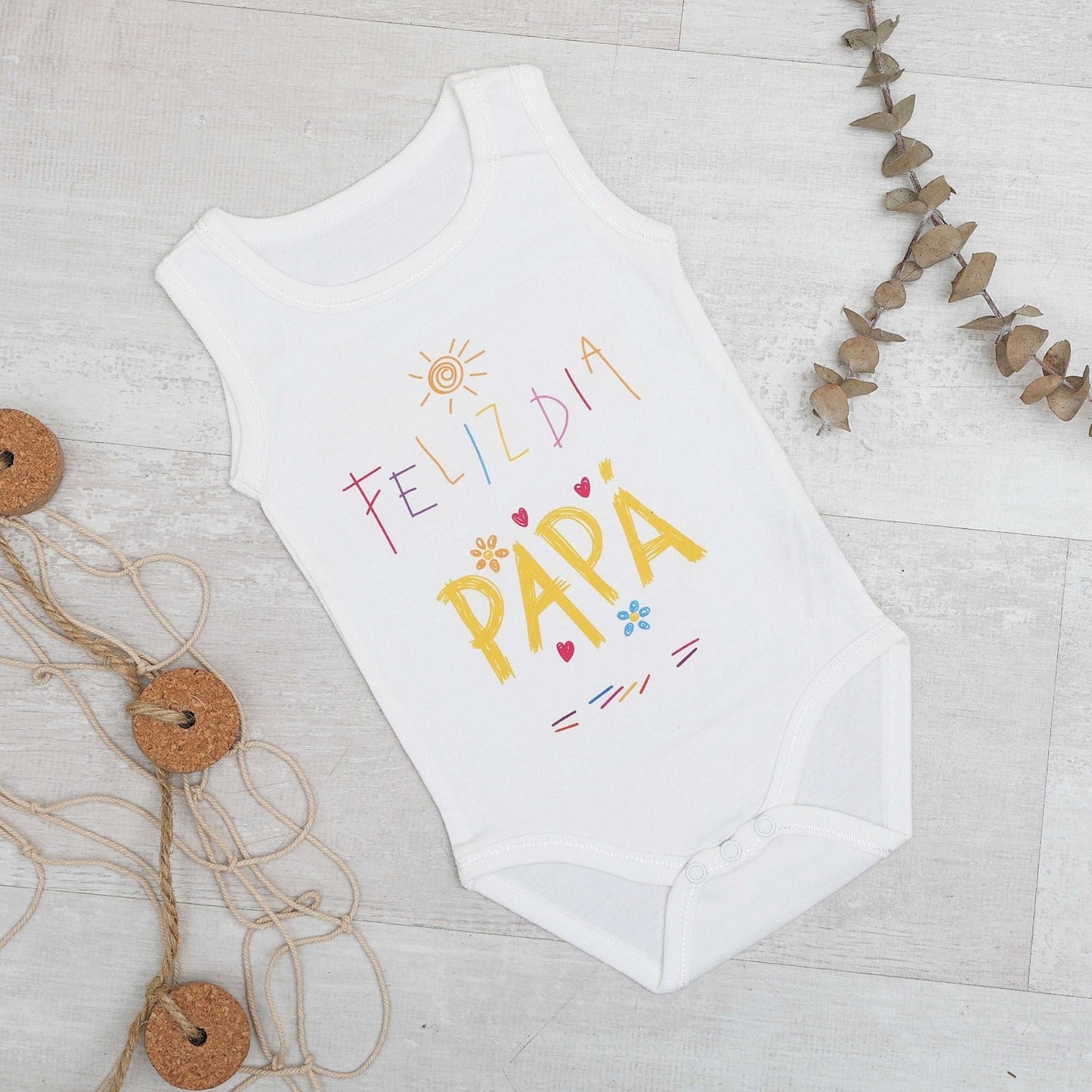 BODY FELIZ DIA PAPÁ - DÍA DEL PADRE - Happy Moments Baby
