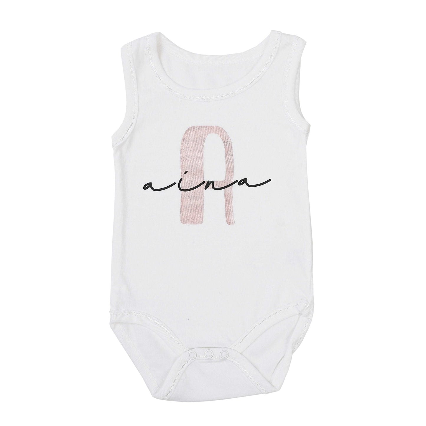 BODY INICIAL Y NOMBRE ROSE - Happy Moments Baby