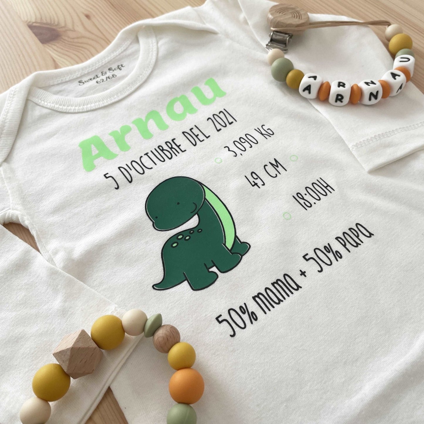 BODY NATALICIO DINO - Happy Moments Baby