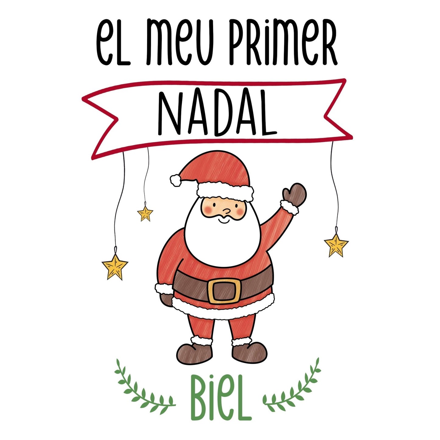 BODY PRIMERA NAVIDAD PAPÁ NOEL - Happy Moments Baby