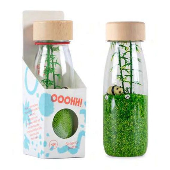 BOTELLA SENSORIAL PETIT BOUM ·PANDA· - Happy Moments Baby