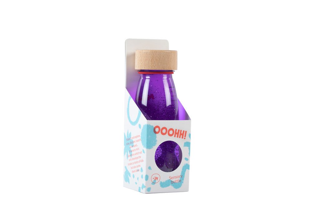 BOTELLA SENSORIAL PETIT BOUM ·PURPLE· - Happy Moments Baby