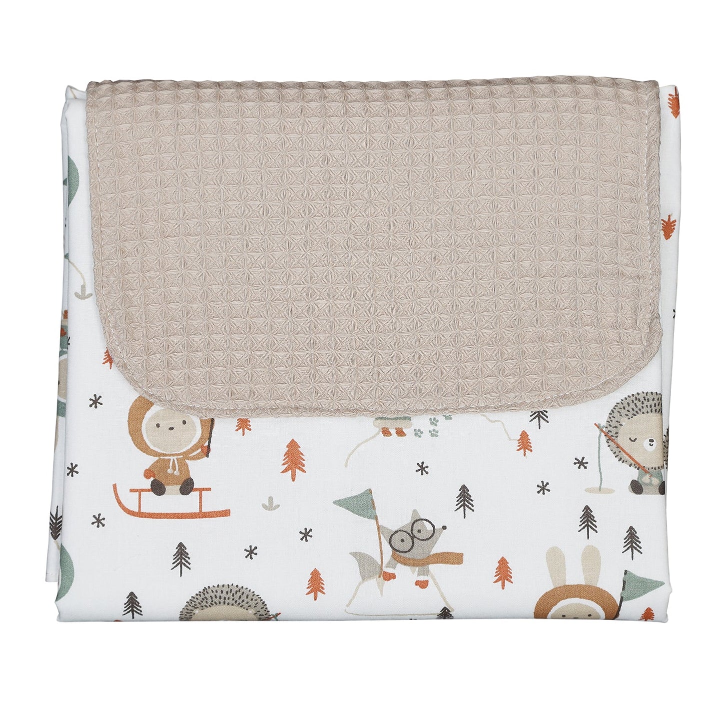 CAMBIADOR PLEGABLE PARA BEBÉ PERSONALIZADO ·WINTER· - Happy Moments Baby