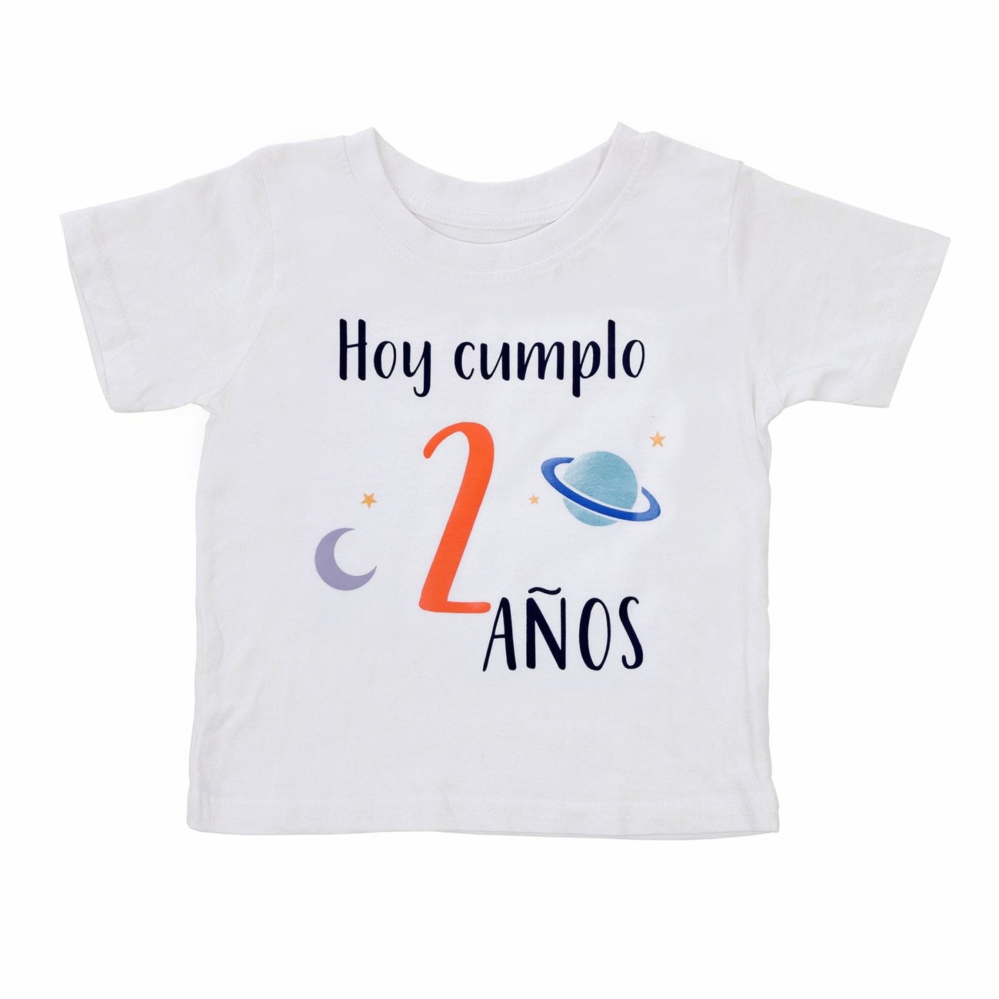 CAMISETA CUMPLEAÑOS ·PLANETAS· - Happy Moments Baby