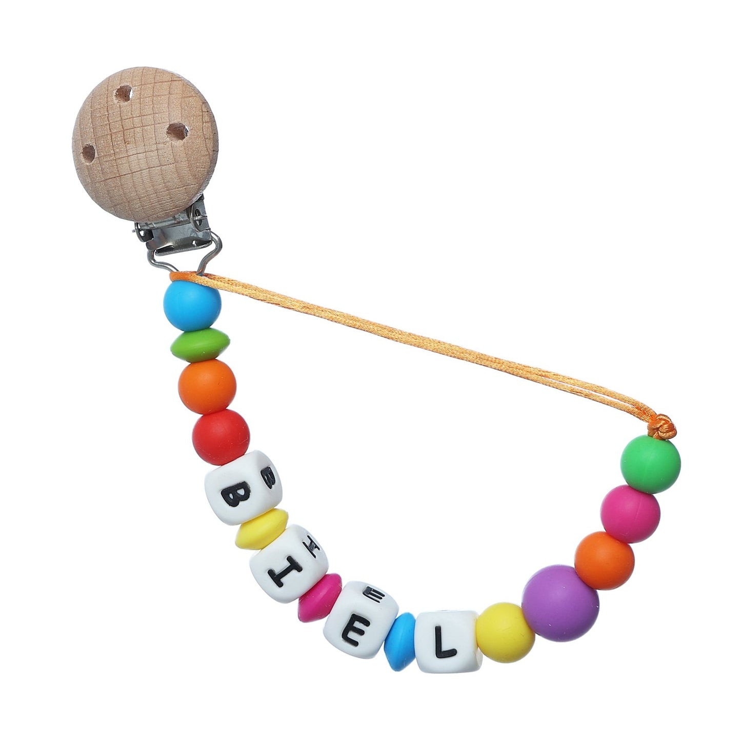 CHUPETERO PERSONALIZADO CON NOMBRE ·AHIMSA· - Happy Moments Baby