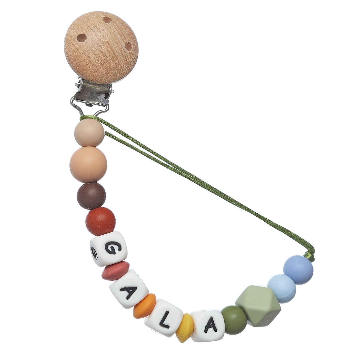 CHUPETERO PERSONALIZADO CON NOMBRE ·BINDI· - Happy Moments Baby