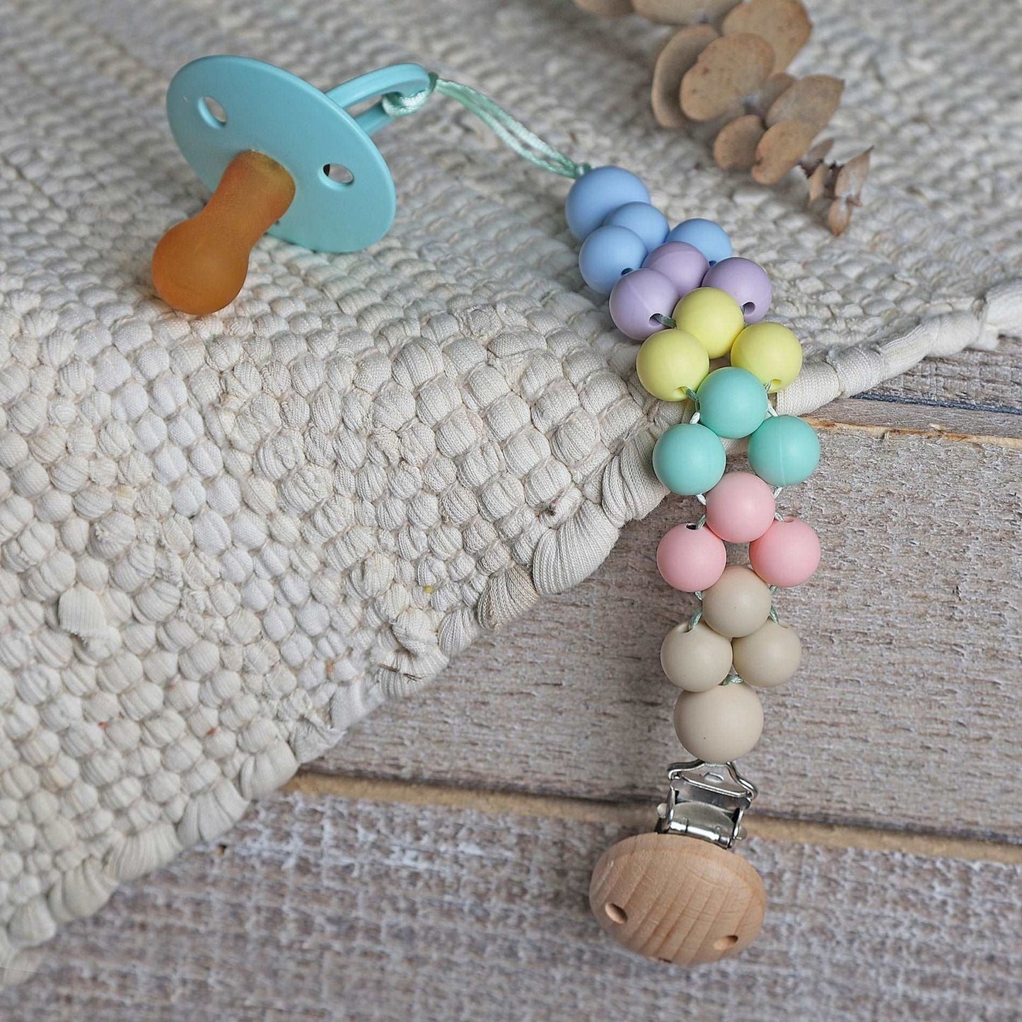 CHUPETERO TRENZADO ·NUBE· - Happy Moments Baby
