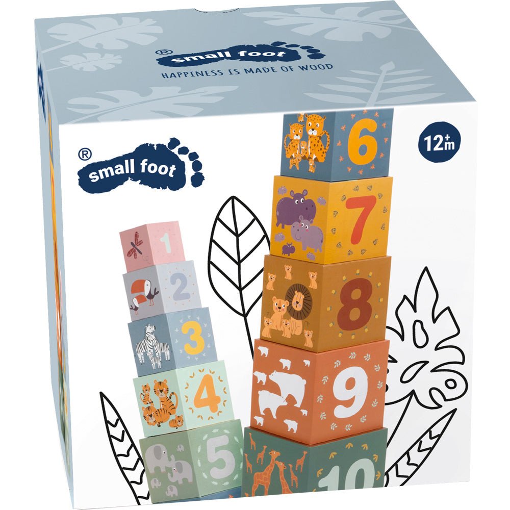 CUBOS APILABLES BEBÉ ·SAFARI· - Happy Moments Baby