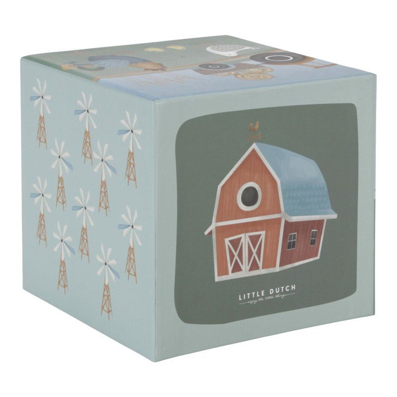 CUBOS APILABLES LITTLE DUTCH ·LITTLE FARM· - Happy Moments Baby