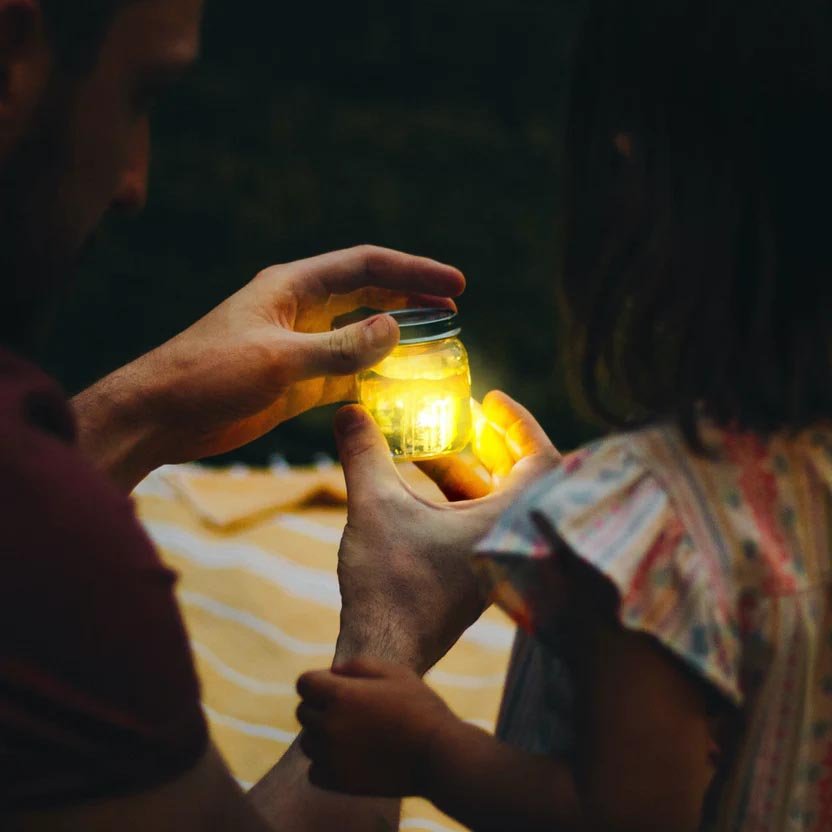 CUBOS DE LUZ PARA EL BAÑO GLOPALS ·4 CUBOS ALEX AMARILLO· - Happy Moments Baby