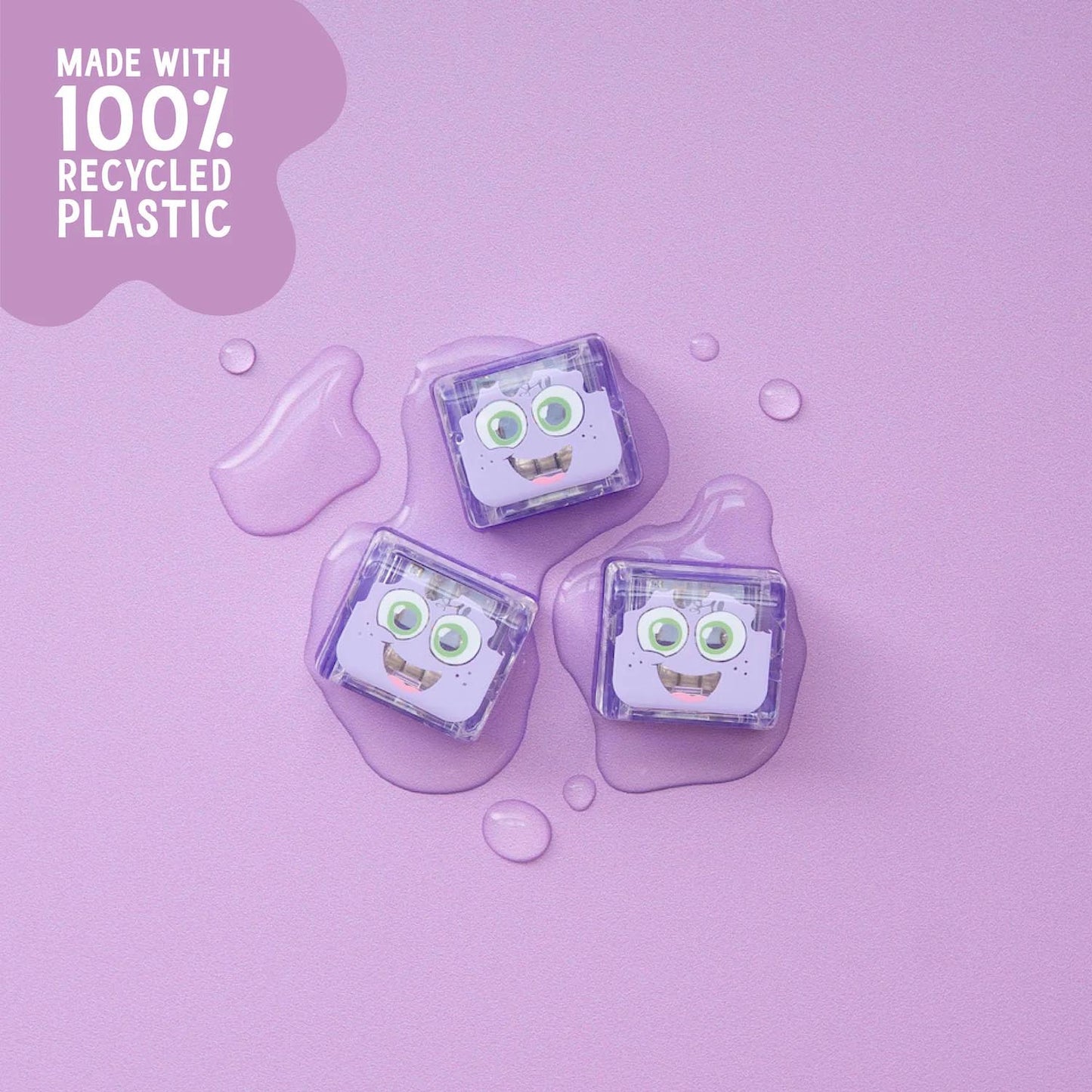 CUBOS DE LUZ PARA EL BAÑO GLOPALS ·4 CUBOS LUMI LILA· - Happy Moments Baby