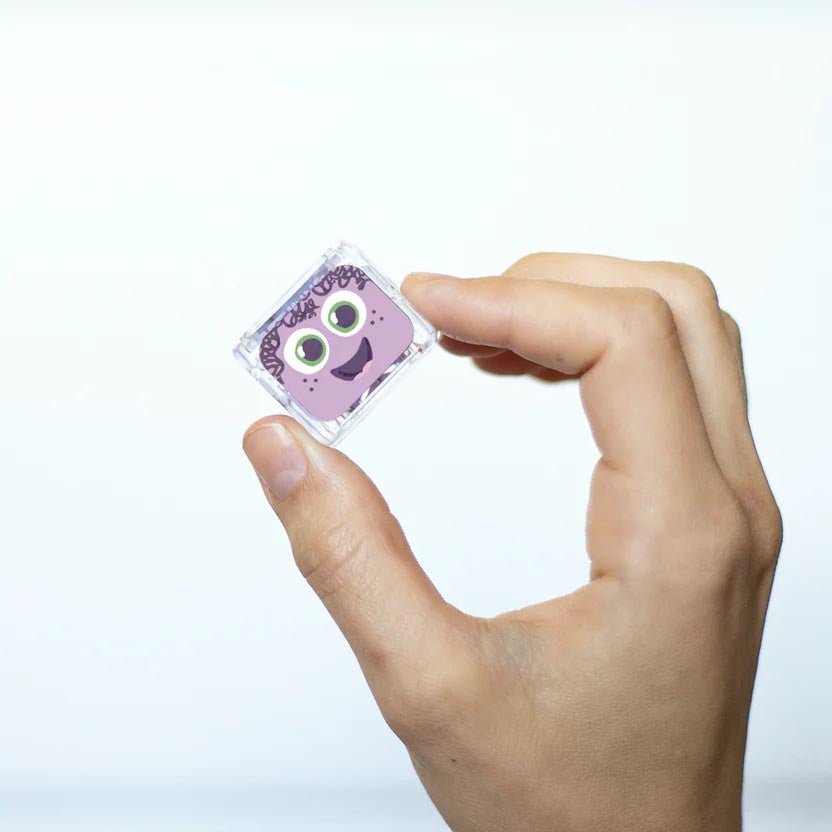 CUBOS DE LUZ PARA EL BAÑO GLOPALS ·4 CUBOS LUMI LILA· - Happy Moments Baby