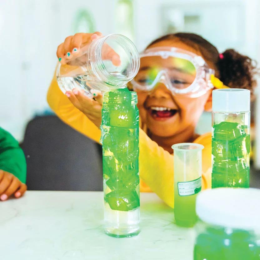 CUBOS DE LUZ PARA EL BAÑO GLOPALS ·4 CUBOS PIPPA VERDE· - Happy Moments Baby