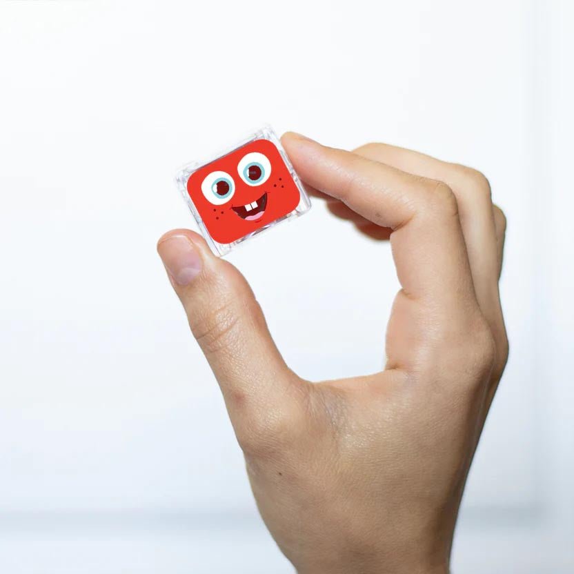 CUBOS DE LUZ PARA EL BAÑO GLOPALS ·4 CUBOS SAMMY ROJO· - Happy Moments Baby