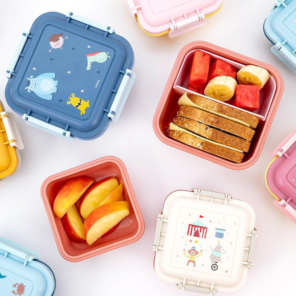 FIAMBRERA CAJA DE ALMUERZO TUTETE GRANDE ·ANIMAL FRIENDS· - Happy Moments Baby