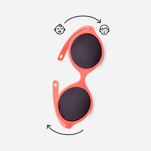 GAFAS FLEXIBLES DE PROTECCIÓN SOLAR (0-12 MESES) ·DIABOLA GRAPE· - Happy Moments Baby