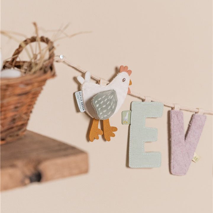 GALLINA - COLGANTE PARA GUIRNALDA - Happy Moments Baby