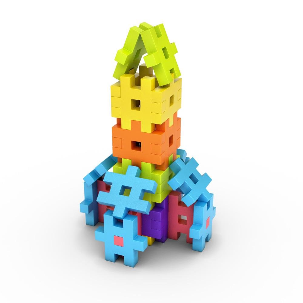 JUEGO DE CONSTRUCCIÓN BLOQUES MELI ·100 PIEZAS MAXI· - Happy Moments Baby